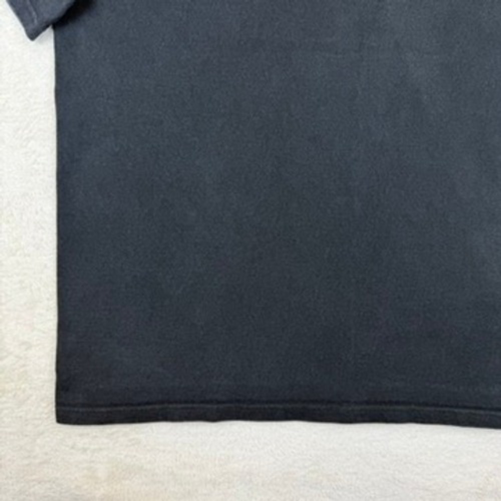 VINTAGE Champion Mens XL Big Logo‎ Embroidered T-Shirt Faded Black Short Sleeve - Picture 5 of 12